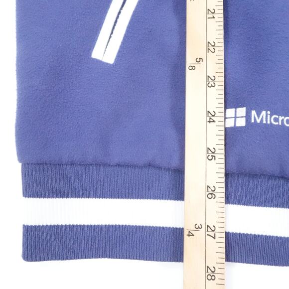 Microsoft Jacket Mens Large Team France MACH Varsity Bomber Embroidered - Picture 6 of 16